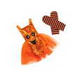 thumbnail image 2 of Michellecmm Baby Halloween Sets Square Neck Sleeveless Romper Striped Leg Warmer, 2 of 6