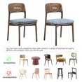 thumbnail image 4 of Gaeub White Bule Glitter Square Chair Seat Covers, Stretch Fitted Printed Chair Seat Cushion Cover for Kitchen, Office - One Size, 4 of 9