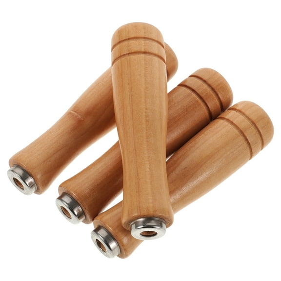 4 Pcs Wooden Rasp Handle Multipurpose File Grip Replacement File Handle Ergonomic File Handle Rasp Handle