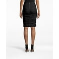 thumbnail image 3 of Nicole Miller Artelier BLACK Smocked Knit Pencil Skirt, US Petite, 3 of 3