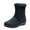 Black, variant on Women's Winter Snow Boots Warm Faux Fur Lined Ankle Booties Zipper Closure Cold Weather Footwear Non Slip Sole Outdoor Walking Shoes Comfortable Casual Booties