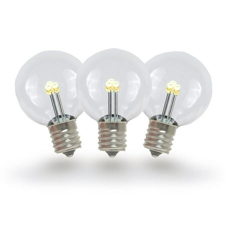 Novelty Lights 25 Pack G30 Led Outdoor String Light Patio Globe Novelty Lights 25 Pack G30 Led Outdoor String Light Patio Globe Replacement Bulbs 3 S