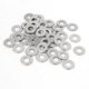 thumbnail image 1 of 50 piezas de arandelas planas de acero inoxidable M3, espaciadores y juntas para tornillos y pernos, 1 of 1