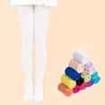 thumbnail image 2 of Pantimedias para niños, medias de baile de Ballet para niñas, medias de terciopelo para niños, pantimedias blancas sólidas, medias para niñas Tan Jianjun unisex, 2 of 2