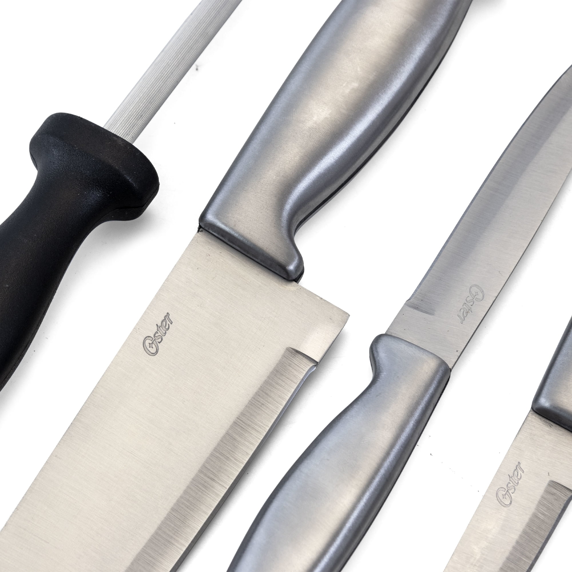 Oster  Baldwyn 4 Piece Stainless Steel Cutlery Knife Set - Black