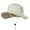 Beige, variant on Extra Big Size Brushed Twill Aussie Hats - Charcoal XL-2XL