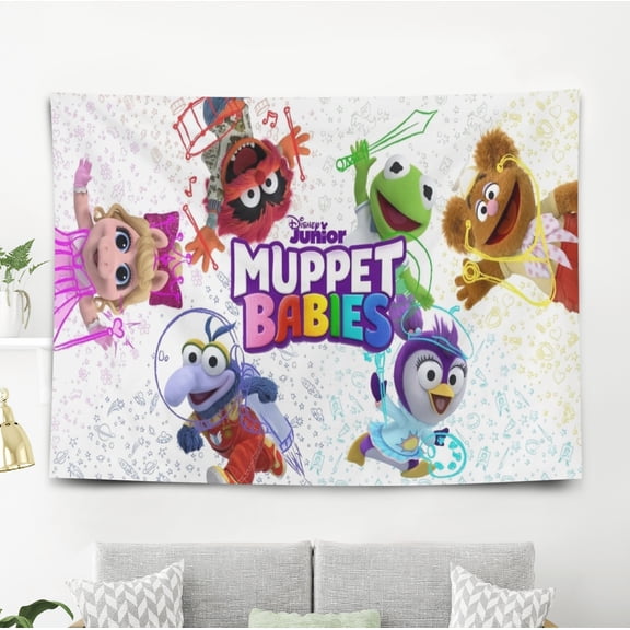 Tapestry for The Muppets wall hanging Bedroom Dorm Funny Backgrounds Banner Party Poster Wall Art Decorations Kids Girls Teens Gifts Funny 40×60 inch