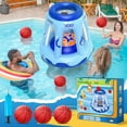 thumbnail image 2 of EagleStone Inflatable Pool Basketball Hoop for Kids & Adults, 47" Swimming Floating Basketball Hoop for Pool with 3 Balls, Pump, Summer Outdoor Pool, 2 of 8
