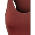thumbnail image 5 of MixMatchy Women's Fitted Sleeveless Sexy Bodycon Round Neck Mini Dress, 5 of 5