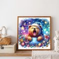 thumbnail image 4 of Pintura de diamante 5D Wdftyju DIY taladro redondo completo oso río estrella decoración del hogar 40x40cm, 4 of 9
