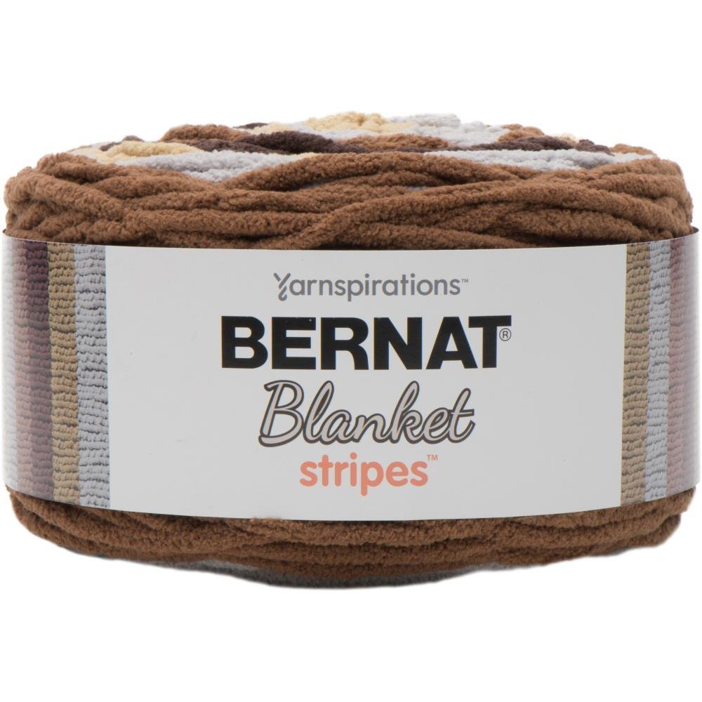 Bernat Blanket Stripes Yarn (300g/10.5 oz), Sand Dunes