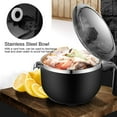 thumbnail image 3 of Stainless Steel Lunch Bowl with Lid Leak-Proof Handled Food Storage Container Lunch Box, 3 of 4