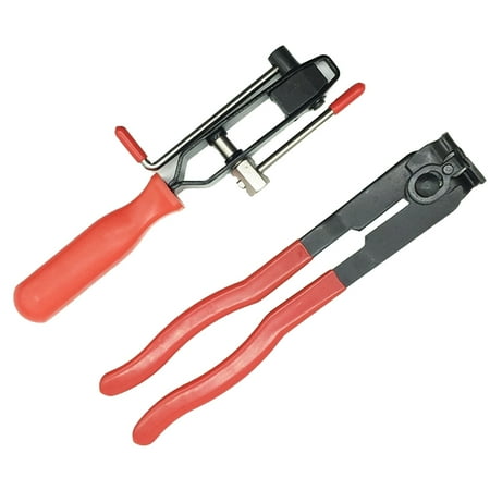 

2pcs/set Automotive Joint Boot Clamps Carbon Steel Pliers Steel Pliers Car Ear Type Banding Tools Kit Car Supplies