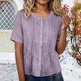 thumbnail image 6 of Cotton Linen Shirts For Women Womens Gauze Tops Linen Blouse Gauze Tunic Tops For Women Peasant Blouse Beach Vacation Tshirts Linen Long Sleeve Shirt Women Oversized Linen Shirts For Women, 6 of 9