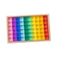 thumbnail image 5 of Cubos de gemas arcoíris apilables, juego de bloques de cubos, regalo educativo, juguetes Montessori suaves 60 piezas, 5 of 9