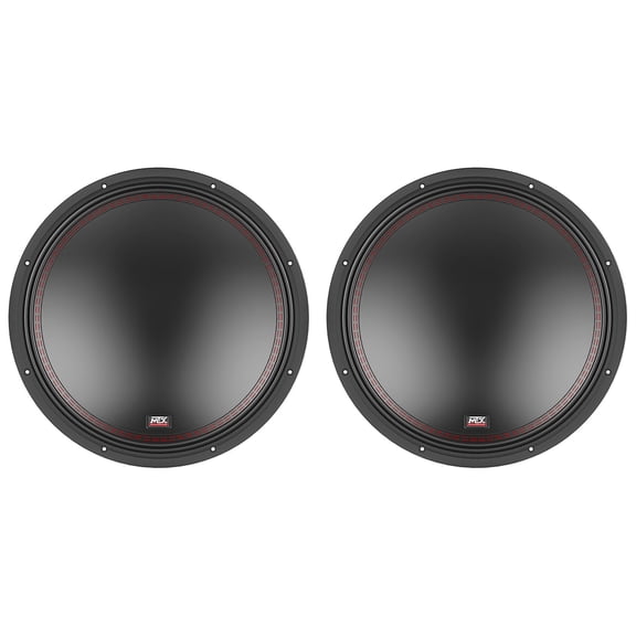 (2) MTX 5515-44 15" 1600 Watt Peak DVC 4-ohm Car Audio Subwoofers Subs