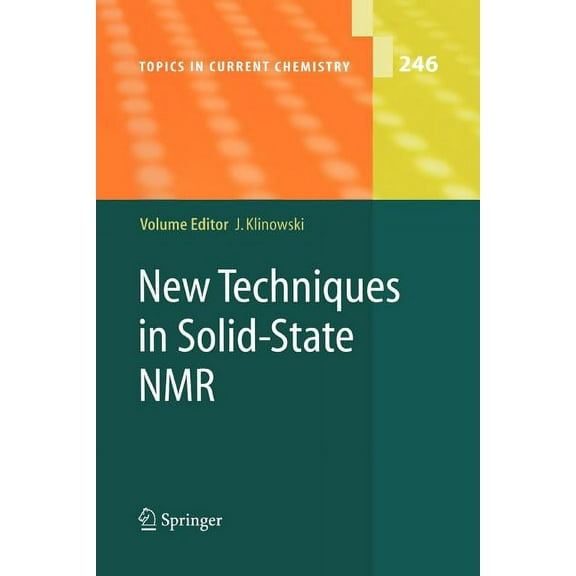Topics in Current Chemistry New Techniques in Solid-State NMR, Book 246, (Paperback)