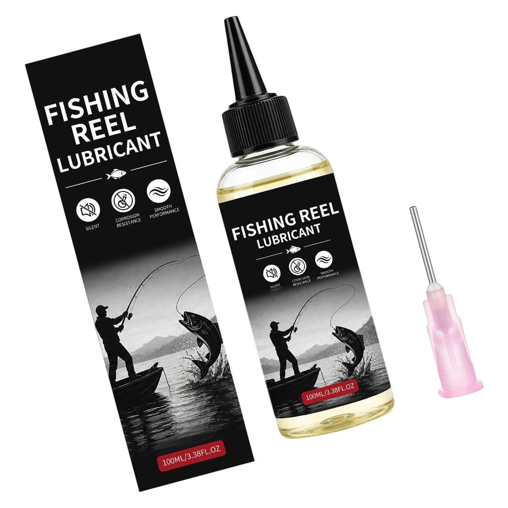 Fishing Reel Lubricants with Pointed Nozzle for Targeted Care