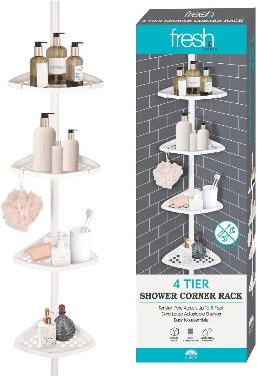 MorningSave: J&V Textiles Fresh Home Shower Corner Rack