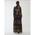thumbnail image 3 of Printed Long Sleeve Viscose Maxi Dress, 3 of 6