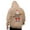 Khaki, variant on Men's Winter Fashion Hoodie Solid Color Printed Sweatshirt Warm Comfort Coat Couples Unisex Pullover