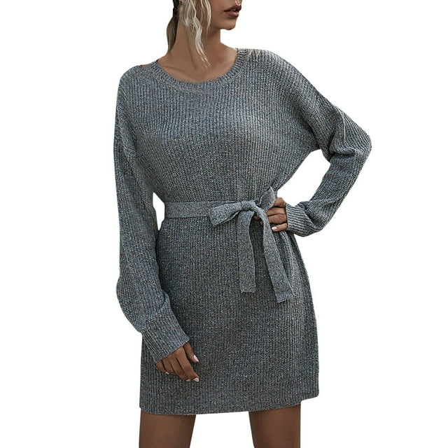 Women's Solid Color Loose Large Size Long Sweater Pulsets