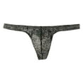 thumbnail image 1 of Penkiiy String Transparent pour Hommes g-Strings Bikini sous-Vêtements en Maille Transparente String pour Homme G Noir, 1 of 1