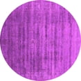 thumbnail image 1 of Ahgly Company Indoor Round Oriental Pink Industrial Area Rugs, 5' Round, 1 of 4