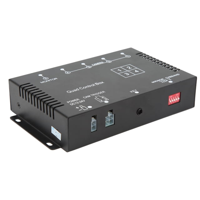 Divisor de video de 4 canales, divisor de video de 4 canales, conmutador de video de cámara de estacionamiento, divisor de video de sistema cuádruple, durabilidad extendida