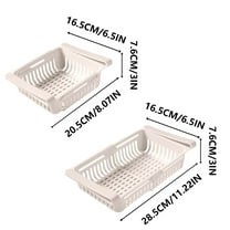 FeiFu Refrigerator Freshness Pull-Out Classified Storage Rack Suitable for Classifying and Storing Refrigerated Foods Pull-Out Design Easy to Access