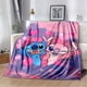 thumbnail image 2 of Manta de franela con patrón de puntadas de Disney, manta de forro polar, regalo para niños y adultos, sofá, ropa de cama, regalos para niños, 2 of 5
