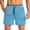 Light Blue, variant on Mlzmgr Workout Shorts for Men Quick Drying Drawstring Elastic Waisted Shorts with Pockets Gym Casual Sports Shorts