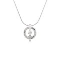 thumbnail image 2 of Delight Jewelry Silvertone 3-D Ballerina Live Ring Charm Necklace, 18", 2 of 4