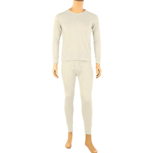Ventana Mens 2pc 100% Cotton Thermal Underwear Set Long Johns - Walmart.com