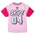 thumbnail image 2 of Paw Patrol Skye Mesh Soccer Jersey Athletic T-Shirt Toddler to Big Kid, 2 of 4
