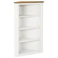 thumbnail image 4 of vidaXL Solid Wood Oak Corner Cabinet Storage Living Room White/Light Wood, 4 of 11