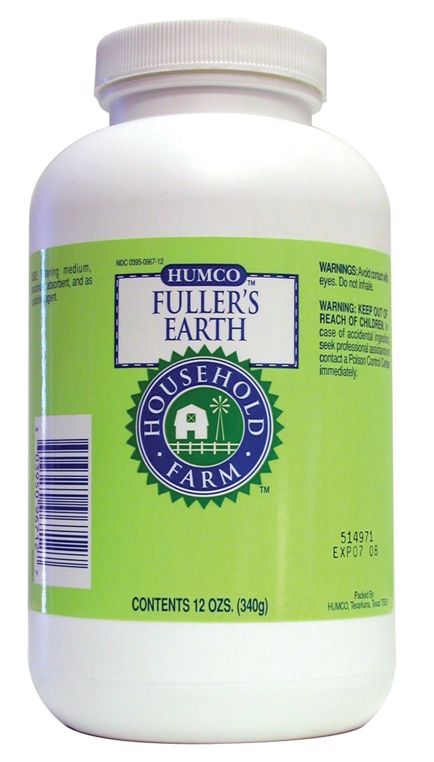 096712 Fullers Earth Powder, 12 oz., Used as a filtering and cleaning