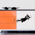 thumbnail image 3 of Sidaley 2019 patrón de gato de dibujos animados pegatina de pared armario de cocina puerta de coche calcomanías de pared decoración del hogar Automoción decorativa y accesorios Sidaley JJ6526-00, 3 of 6