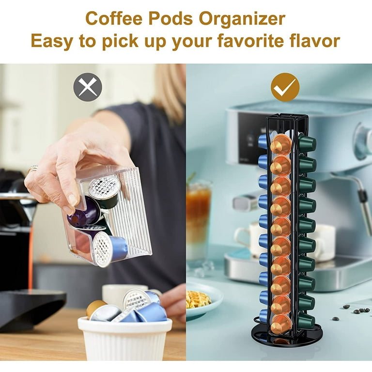 EZ-Shelf Coffee Pod Holder Under Cabinet Drawer Storage Organizer (for  Nespresso Original Lin, 1 - Jay C Food Stores