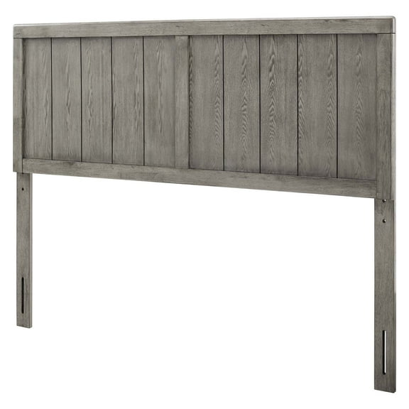 Headboard, Queen Size, Wood, Grey Gray, Modern Contemporary Urban Design, Bedroom Master Guest Suite