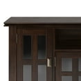 thumbnail image 4 of Artisan 72 inch Wide Solid Wood TV Stand in Tobacco Brown For TVs up to 80 inches, 4 of 5
