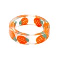 thumbnail image 1 of XZNGL Cute Acrylic Resin Rings Colorful Summer Knuckle Transparent Rings, 1 of 9
