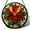 Poinsettia Birth Flower 1655, variant on Stained Glass Window Hanging - Poinsettia Birth Flower Suncatcher for Door Garden Home Decor Retro Sun Catchers Christmas Mother's Day Birthday Gifts for Women Men Mom Nana Friend