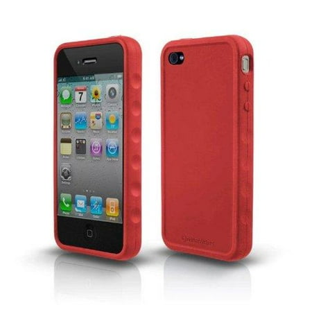 Marware Sport Grip For Iphone - Marware 602956007852 Sportgrip for iPhone 4 (Red/Silicone)