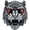 Red, variant on Men's Stainless Steel Vintage Domineering Cool Punk Gothic Roaring Tiger Head with Devil Bloody Eye Gemstone Biker Ring