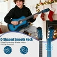 thumbnail image 3 of ZenSports 38-in Kids Beginner Acoustic Guitar Starter Kit 6 Strings W/Case, Strap, Tuner, Pick - Blue, 3 of 13
