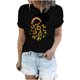 thumbnail image 1 of Camiseta de cuello redondo de verano de moda sexy informal para mujer blusa de manga corta suelta estampada Pompotops hkajfhjk466738, 1 of 4