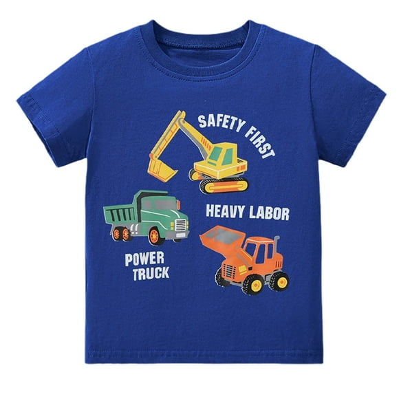 Kids Clothes for Boys Printed Short Sleeve Shirts for Boys Oversized Summer Clothes Boys Little Boys Clothes 5 Years