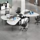 thumbnail image 5 of Wooden Computer Office Desk Standing Drawers Small Fashion Modern Minimalist Desk Tables Ideas Muebles De Oficina Furniture My Lux Decor Round, 5 of 14