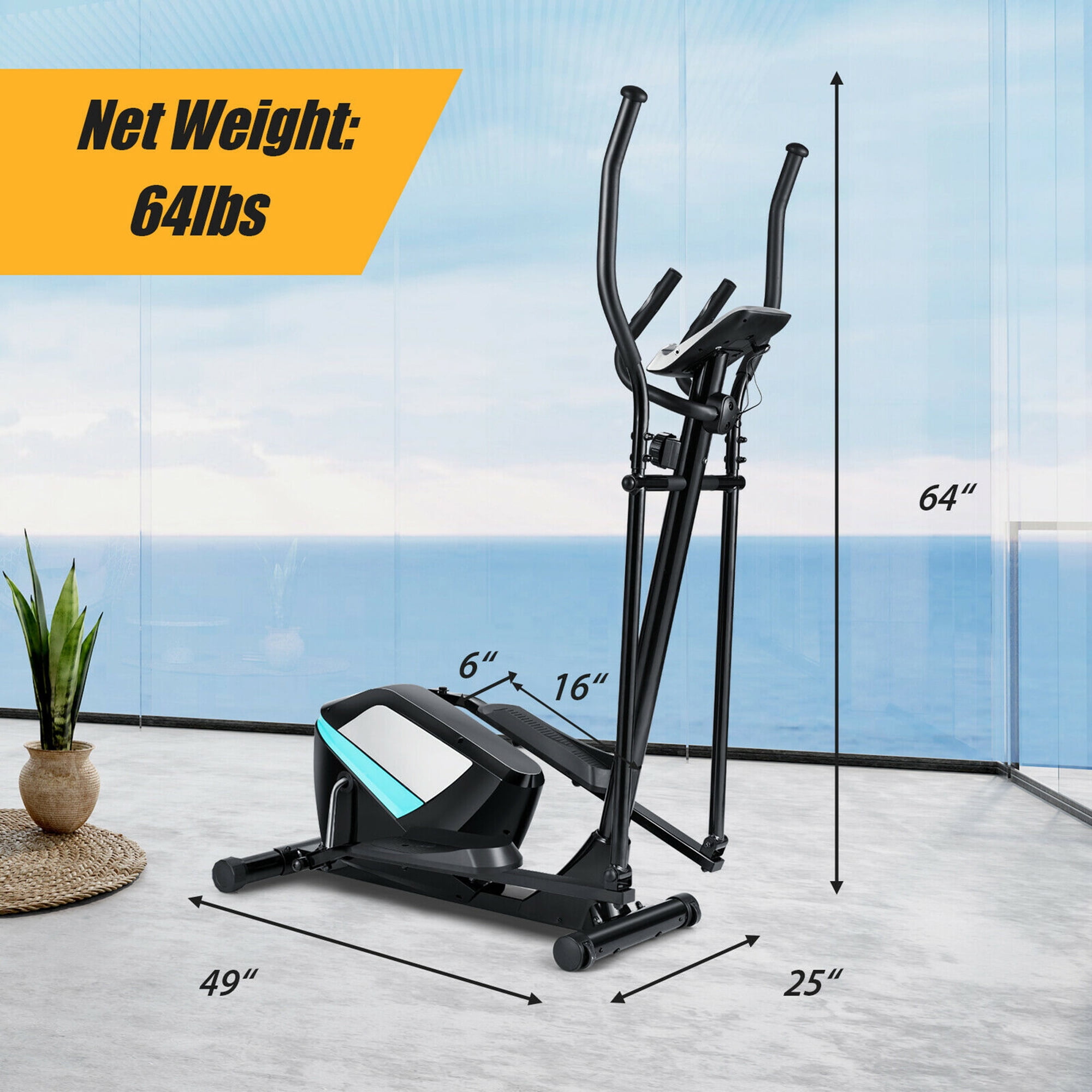 Gymax elliptical machine reviews new arrivals